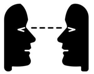 body language - eye contact