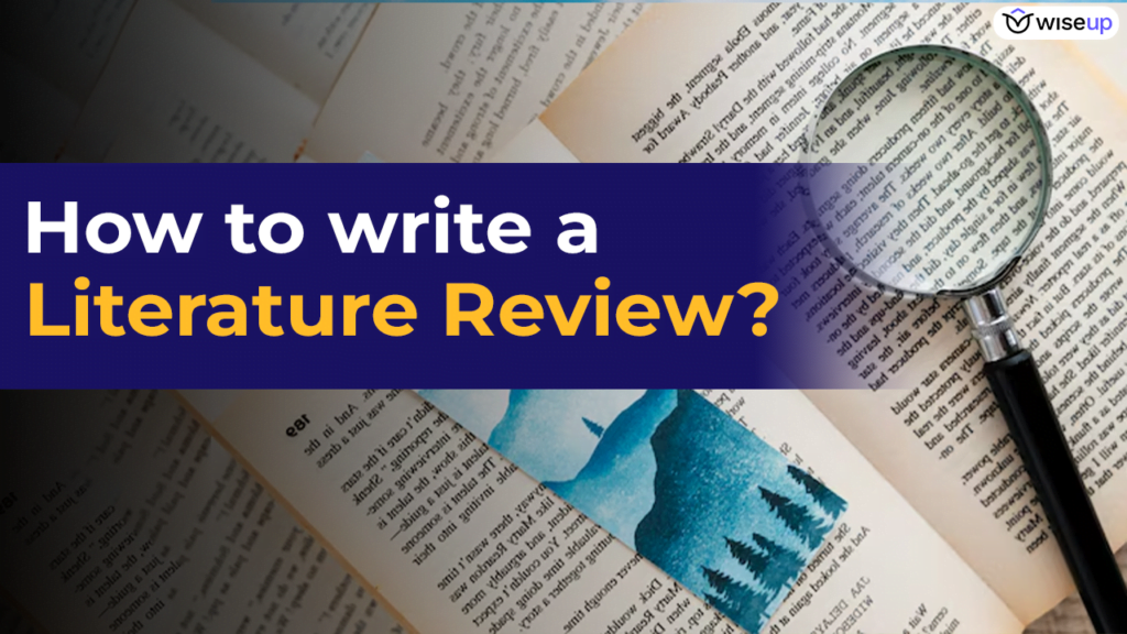 how to write a literature review