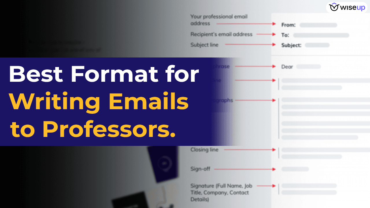 best format for writing emails to professors