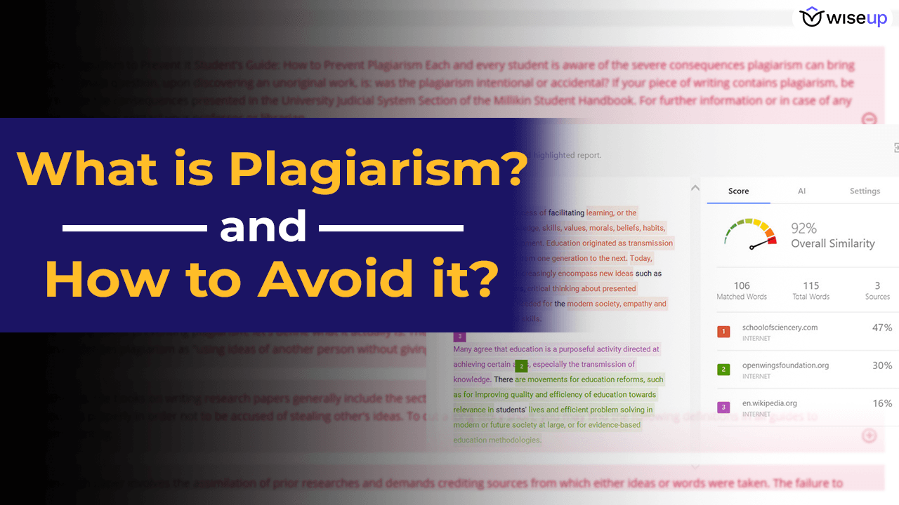 what is plagiarism and how to avoid it?