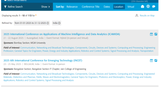 IEEE 2025 conferences in India