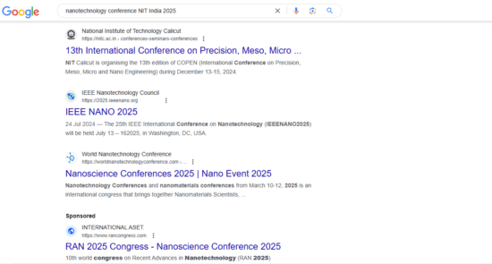 how to find research conferences