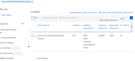 how to find scopus indexed journals